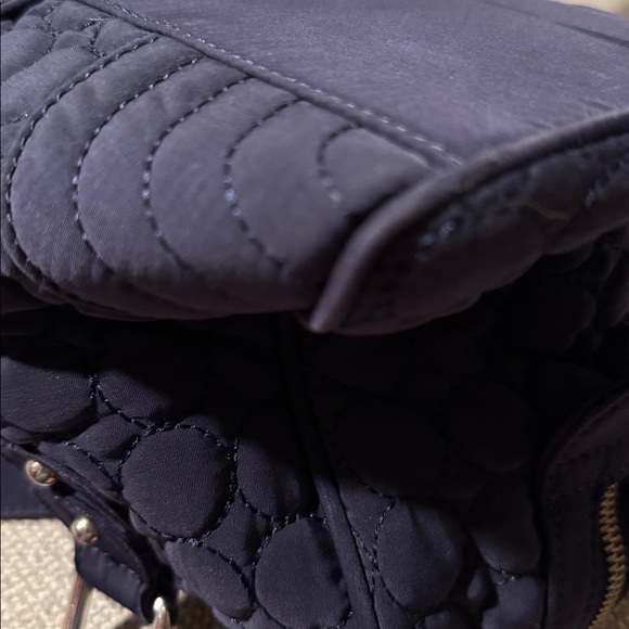 Vera Bradley Navy Quilted Shoulder Bag - Picture 8 of 13
